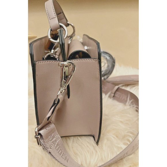 SOLD NWT STEVE MADDEN BEVELYN SATCHEL CROSSBODY BAG AIR POD MUSHROOM TIK TOK - Picture 3 of 8